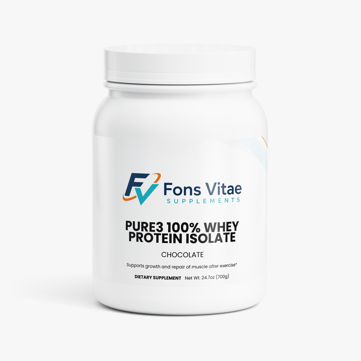 Pure3 100% Whey Protein Isolate (Chocolate)